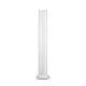 Palo Da Esterno Tondo Moderno Edo Alluminio-Materie Plastiche Bianco Gx53