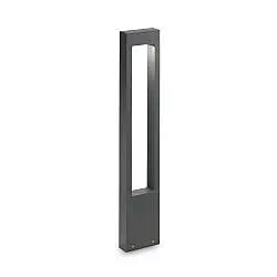 Piantana Moderna Vega Alluminio Antracite 1 Luce G9 3W 3000K Luce Calda