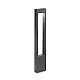 Piantana Moderna Vega Alluminio Antracite 1 Luce G9 3W 3000K Luce Calda