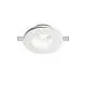 Faretto Ad Incasso Moderno Samba Gesso Bianco 1 Luce Gu10 D74Cm