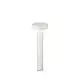 Piantana Moderna Tesla Alluminio Bianco 4 Luci G9 H60Cm