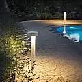 Piantana Moderna Tesla Alluminio Bianco 4 Luci G9 H60Cm | Ideal Lux