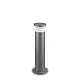 Piantana Moderna Torre Alluminio Antracite 1 Luce E27 H60Cm