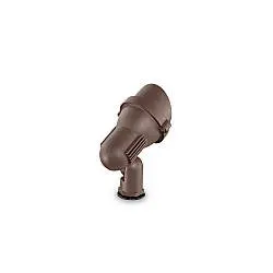 Faretto Da Esterno Moderno Terra Alluminio Coffee 1 Luce Gu10