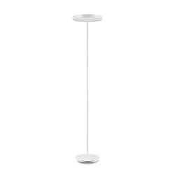 Piantana Moderna Colonna Metallo Bianco 4 Luci Gx53 9W 3000K Luce Calda
