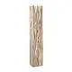 Piantana Industrial-Minimal Driftwood Legno Marrone 2 Luci E27