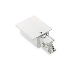 Kit Connettore Da Incasso Principale E Destro On-Off Link Alluminio Bianco