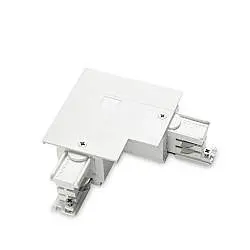 Kit Connettore Da Incasso Destro On-Off Link Alluminio Bianco