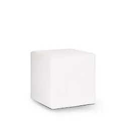 Piantana Moderna Luna Alluminio Bianco 1 Luce E27 D40Cm