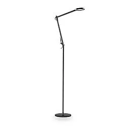 Piantana Moderna Futura Alluminio-Materie Plastiche Nero Led 12,5W 4000K