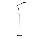 Piantana Moderna Futura Alluminio-Materie Plastiche Nero Led 12,5W 4000K