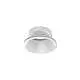 Riflettore Tondo Fisso Dynamic Alluminio Bianco