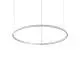 Sospensione Moderna Oracle Alluminio-Plastiche Bianco Led 38W 3000K D70Cm