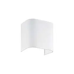 Paralume In Pvc Moderno Gea Tessuto Bianco