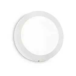Applique Moderna Round Universal Alluminio-Plastiche Bianco Led 36W 3000K D40