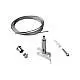 Kit Sospensione Senza Rosone Link Metallo Bianco 3M