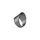 Visiera Proiettore Starlight Metallo Cromo Sfumato 10W