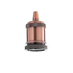 Portalampada Metallo Rame 1 Luce E27