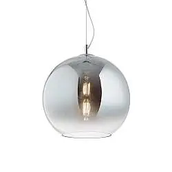 Sospensione Moderna Nemo Metallo Cromo Sfumato 1 Luce E27 D40Cm
