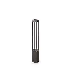 Piantana Moderna Tifone Alluminio Antracite Led 8,5W 3000K Luce Calda H65Cm