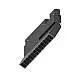 Sistema Magnetico Flessibile On-Off Ego Alluminio Nero 1 Luce 13W 3000K