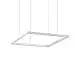 Sospensione Moderna Oracle Alluminio-Materie Plastiche Bianco Led 33W 3000K