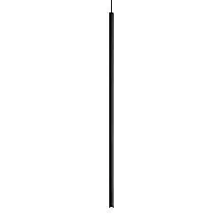 Sospensione Moderna Filo Metallo Nero Led 3,5W 3000K Luce Calda