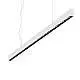 Lampada Lineare Office Alluminio Bianco Led 30W 3000K Luce Calda