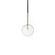 Sospensione Contemporanea Equinoxe Metallo Ottone 1 Luce 2W 3000K D15Cm
