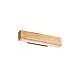 Applique Industrial-Minimal Craft Legno Marrone Led 13W 3000K Luce Calda
