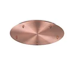 Rosone Standard All In Metallo Rame 5 Luci