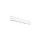 Applique Moderna Delta Metallo Bianco Led 19,5W 3000K Luce Calda