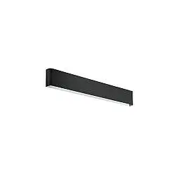Applique Moderna Delta Metallo Nero Led 19,5W 4000K Luce Naturale