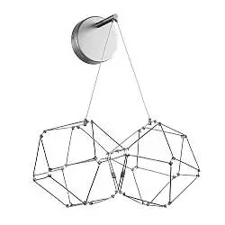 Appliques - Lampade Da Parete Moderno Lucciola Metallo Acciaio Inox Led 9,6W