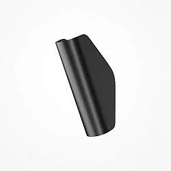 Applique Moderna Notta Metallo Nero 1 luce G9  