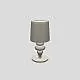 Lampada Da Scrivania Contemporanea Eva D14Cm In Plastica Cemento E Alluminio
