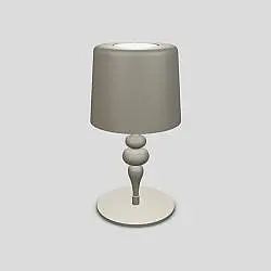 Lampada Da Scrivania Contemporanea Eva In Plastica Cemento Alluminio 4 Luci
