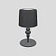 Lampada Da Scrivania Contemporanea Eva In Plastica Grigio Alluminio 4 Luci