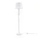 Piantana Shabby Chic Grace Metallo Bianco Diffusore Organza Bianco