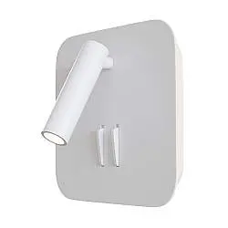 Applique Da Parete Moderno Ios 176 Alluminio Bianco Luce Led Integrato 10W