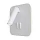Applique Da Parete Moderno Ios 176 Alluminio Bianco Luce Led Integrato 10W