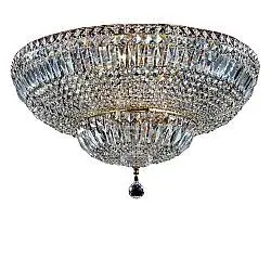 Plafoniera Contemporanea Basfor Metallo Oro 16 Luci