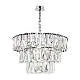 Lampadario Contemporaneo Puntes Metallo Cromo 18 Luci