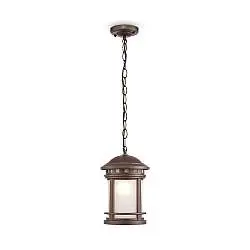 Lampade A Soffitto Vintage Da Esterno Alluminio Marrone 1 Luce E27 60W Ip44