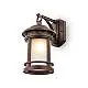 Lampade Da Parete Vintage Da Esterno Alluminio Marrone 1 Luce E27 60W Ip44