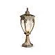 Lampione Per Esterno Classico Da Esterno Alluminio Oro 1 Luce E27 60W Ip44