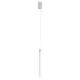 Lampadario A Sospensione Moderno Ray Alluminio Bianco Luce Led Integrato 20W