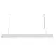 Lampadario A Sospensione Moderno Points Alluminio Bianco Luce Led Integrato 40W