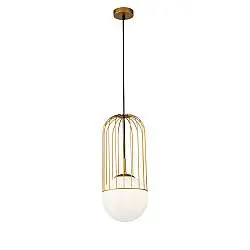 Sospensione Contemporanea Telford Grande In Metallo Oro 1 Luce