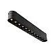 Base Di Illuminazione Binario Moderno Points Alluminio Nero Luce Calda 12W
